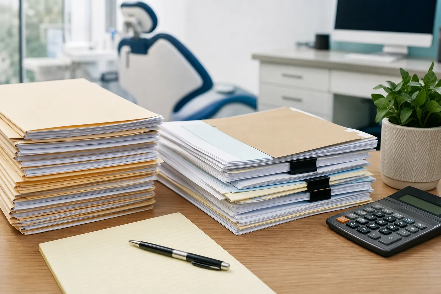 What Financial Records Should a Dental Practice Organize Before a Sale? in United States Editorial illustration of What Financial Records Should a Dental Practice Organize Before a Sale? in United States