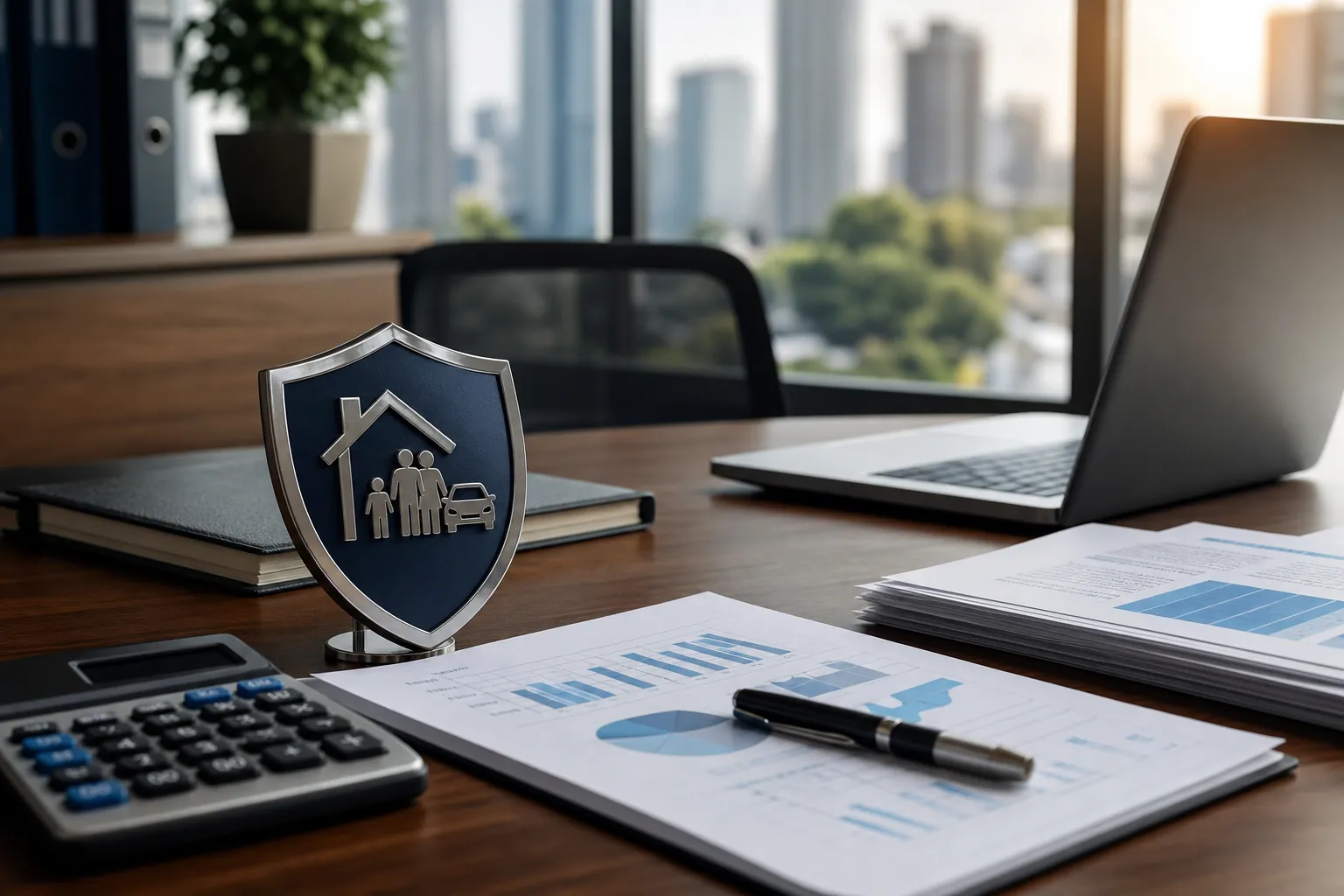 Editorial illustration of How a fractional CFO can strengthen an insurance agency in United States