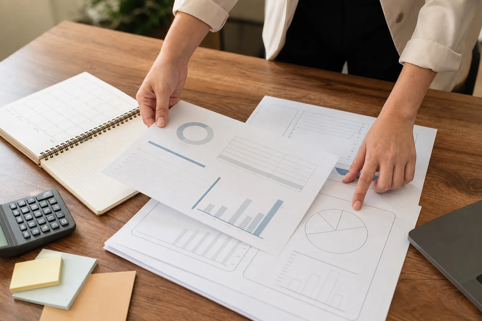 Financial planning materials for start with the decisions the agency must make