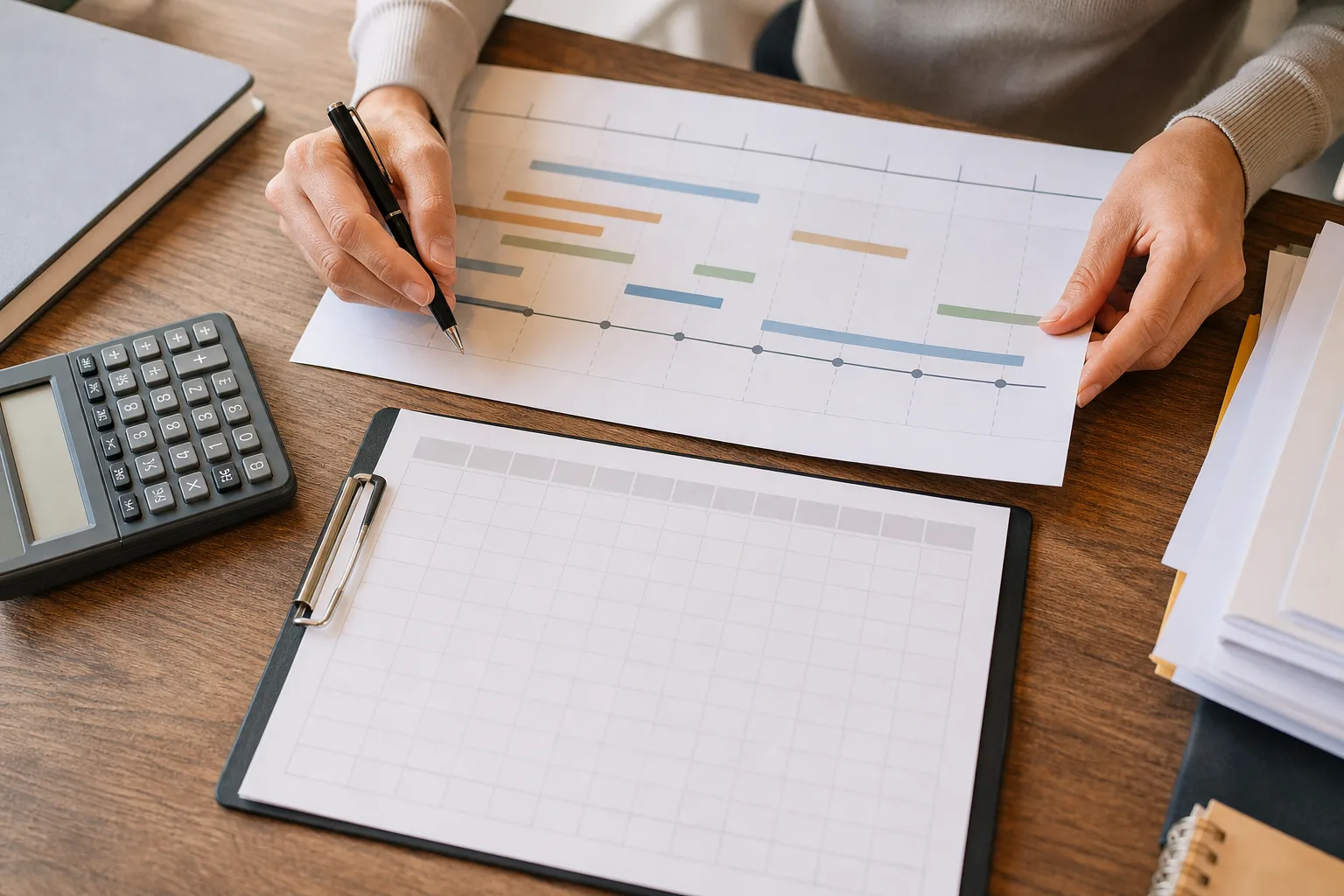 Financial planning materials for what a rolling cash forecast includes