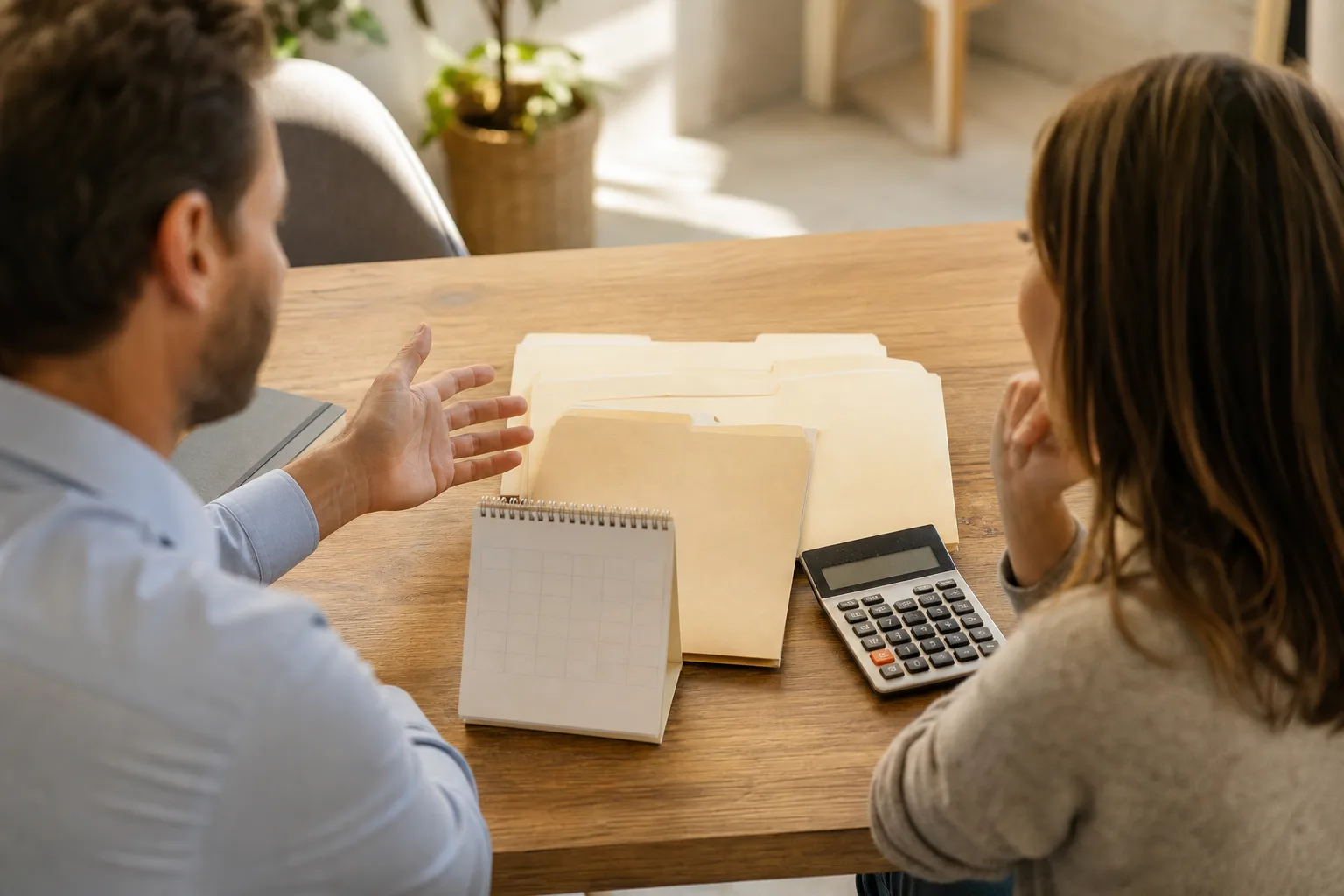 Business owners discussing why tax strategy matters when selling your business with financial charts Business owners discussing why tax strategy matters when selling your business with financial charts