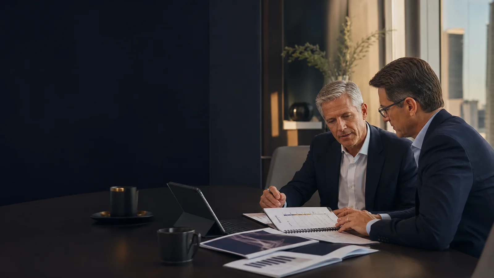 Business owner reviewing an annuity income timeline and contract tradeoffs
